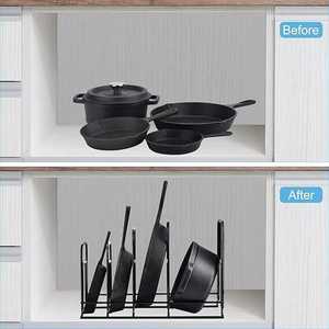 <span class=keywords><strong>Toplife</strong></span> Heavy Duty Pan Organizer 5 Tier Pot et Pan Organisateur Rack - Product Image 3