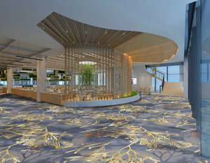 Sản xuất Thảm nhà máy nóng bán 100% nylon in Thảm khách sạn 5 sao sảnh tường để tường trải thảm - Product Image 5