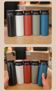 ขวดน้ำปากแคบ 350 มล. 500 มล. เคลือบสีฝุ่น สุญญากาศ ฉนวนกันความร้อน สแตนเลสสตีล แบบกำหนดเองได้ - Product Image 6
