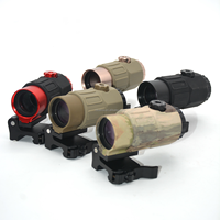 Hunting Prism Scope G45 20mm/21mm Mount 5X Magnifier 25mm Objective Lens Aluminum Alloy Fit for 558 Holographic Red Dot Sight