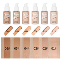 Fond de teint liquide Hello Kiss, végan, sans cruauté, imperméable, éclaircissant, mat, fond de teint longue durée
