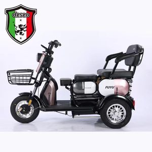 Triciclo Eléctrico Desco de 3 Plazas con Carrocería Abierta, Scooter de Movilidad para Adultos - Product Image 4