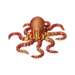 3D Printed Octopus Model <b>PLA</b> Material Modular Joint Movable Aquarium Decoration Ornament For Fish Tank Children's Toy - Product Image 2