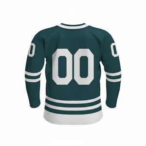 Nueva Camiseta de Hockey sobre Hielo Profesional Hecha a Mano para Adultos, Personalizada OEM, Transpirable, 100% Poliéster, Sublimada - Product Image 1