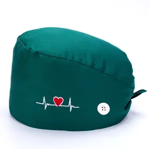 LOGO personalizzato laboratorio pratico infermiera scrub Cap donna uomo infermieristica scrub cappelli di bellezza berretti stampa cappello regolabile