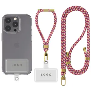 Strap Lanyards Phone Case Strap With Acrylic Key Chain Decoration Mobile Phone Strap Rope