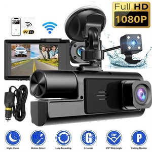 1080p ba ghi Dashcam Wifi kết nối điện thoại di động Vụ Nổ xuyên biên giới ghi xe có tính năng SD Micro - Product Image 5