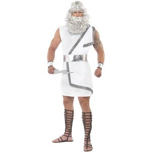 Disfraz de Hombre Griego Antiguo, <span class=keywords><strong>Toga</strong></span> Romana con Brazalete para Fiesta de Halloween, Cosplay - Product Image 1