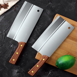 Cuchillo de cocina afilado con mango de madera maciza, cuchillo para cortar huesos, cuchillo de cocina de acero inoxidable, cuchillo Yangjiang, cuchillo de chef para el hogar - Product Image 1