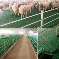 Équipement d'élevage, sol en plastique à lattes pour moutons, tapis en plastique pour fermes d'élevage de chèvres