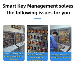 Rfid chìa khóa thông minh tủ kim loại vân tay và nhận dạng khuôn mặt truy cập cho phê duyệt xe và kho quản lý quan trọng - Product Image 6