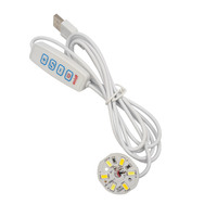 Carte de circuit imprimé LED SMD5730 31 mm, 5 V USB, dimmable, double blanc CCT, puces LED, couleur réglable, source de lumière LED DIY