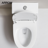 Toilette Céramique Siphonique Monobloc Marque ARROW, Ensemble de W.-C. Sanitaires pour Salle de Bain