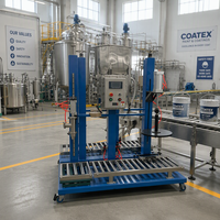 Machine de remplissage d'huile et de savon liquide YDHJ 5-20L avec réservoir de stockage en acier inoxydable SS304 et système de bouchage pneumatique sous pression pour liquides chimiques