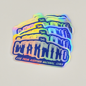 Etiqueta Holográfica Impermeable de Alta Calidad, Adhesivo Irregular con Logotipo Personalizado, Adhesivo Brillante con Puntos de Arcoíris - Product Image 2