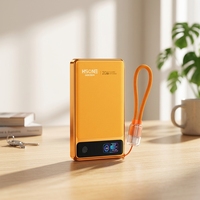 Cargador Magnético Portátil LDJ05, Banco de Energía Inalámbrico de 10000 mAh, Carga Rápida de 15 W 22.5 W, Pantalla LED, Ultra Delgado, Aleación de Aluminio