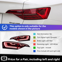 Luz Trasera LED Secuencial Retrofit para Volkswagen Sagitar 2019-2024, Luz de Circulación Diurna, CAN Bus, Conexión Plug and Play