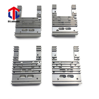 Dissipateur thermique personnalisé en aluminium 6063 6061 T5 dissipateur de chaleur par extrusion d'aluminium anodisé radiateur d'extrusion d'aluminium de fraisage CNC