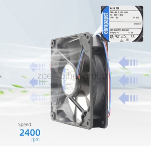 Ventilador Axial Compacto ebmpapst 4414FM 24V DC 2.4CFM 12cm 3.1W 140m3/h 119X119X25.4mm para Equipos Médicos, IT y Telecomunicaciones - Product Image 3