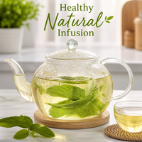 Feuilles de Stévia Séchées Naturelles au Goût Sucré pour Tisanes – Feuilles de Stévia Rebaudiana pour Infusions