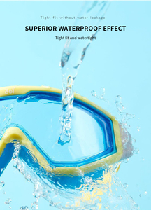 แว่นตาว่ายน้ำสำหรับเด็ก,แว่นตาสำหรับเด็กแบบปรับได้ป้องกันแสงยูวีสำหรับอุดหู - Product Image 4