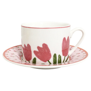 2025High - End Exquisite Pink - Hued Ceramic <b>Dinnerware</b> <b>Set</b>, Unique Embossed Texture, Perfect for Home Dining & Fine Restaurant - Product Image 5