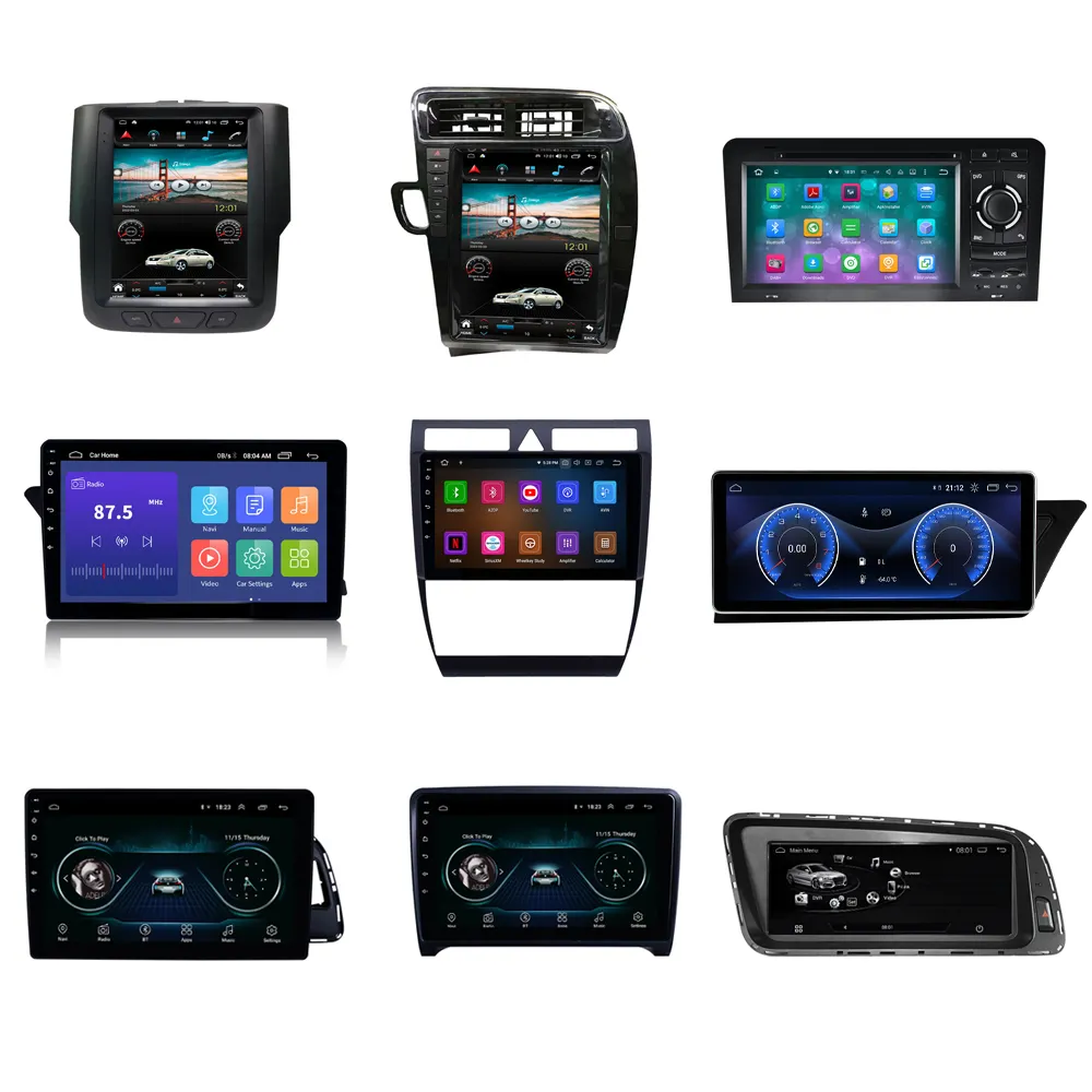 Dvd OYNATICI 10 inç IPS araba dokunmatik ekran android kullanılmış araba radyolar otomatik stereo Audi için fit