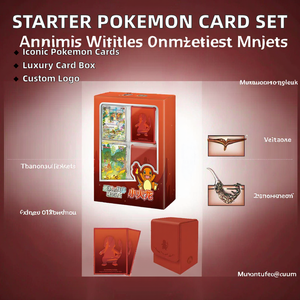 Boîte cadeau premium chinoise simplifiée pour le jeu de cartes à collectionner Pokémon, comprenant les cartes initiales des compagnons <span class=keywords><strong>Charmander</strong></span> et Squirtle. - Product Image 3