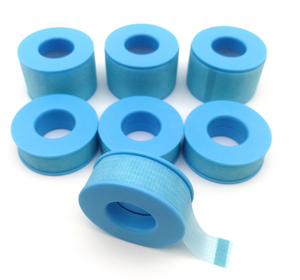 Pita Bulu Mata Warna-warni Biru Hitam Kustom Mikro Busa Hot Pink Pita Kulit Sensitif Gel Silikon untuk Ekstensi Bulu Mata - Product Image 5