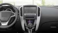 Lecteur de navigation Android tout-en-un de 13,6 pouces avec CarPlay intégré, écran IPS monté sur le tableau de bord pour Luxgen U6 2014-2016