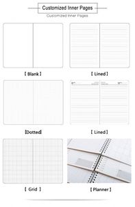 Cuaderno Personalizado con Tapa Dura de PU, Impresión Holográfica, Tacto Suave, Marca Personalizada, A5, Logotipo Personalizable - Product Image 5