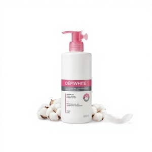 Crème hydratante et éclaircissante pour le corps, végane et biologique, pour adultes - Soin quotidien éclaircissant et hydratant en profondeur pour peaux ternes 500ml - Product Image 1