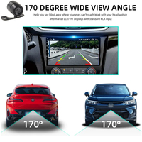 Caméra universelle à double usage haute définition grand angle étanche pour la vue arrière et latérale de la voiture Aide à l'inversion de la zone aveugle