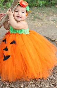Vestire il Costume adorabile bambino <span class=keywords><strong>zucca</strong></span> Costume vestire le ragazze del bambino Halloween festa tema Tutu abito per 6-18 mesi - Product Image 3