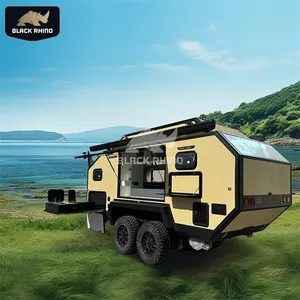 Híbrido Australian Standard Off Road Pequeno Triplo Cama Dupla Caravan Mini Camping Veículo