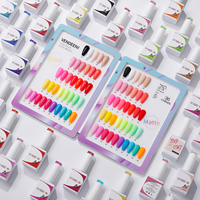 2025 échantillon gratuit label privé 36 couleurs vives kit de vernis à ongles gel vernis à ongles ensemble 36
