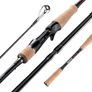 Hearken 1.98M-3.00M 3 ส่วนคาร์บอนไฟเบอร์ตกปลาRod Soft ULล่อแผนที่ 1-8gสําหรับStreamตกปลา