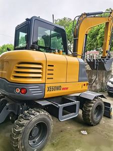 Vente Flash : Excavatrice Hydraulique Compacte sur Roues XE60WD de 6 Tonnes, Haute Performance et Fiable, Fourniture Directe Usine - Product Image 2