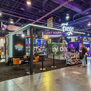 Stan Promosi Toko Ritel, Stan Pameran Dagang Internasional, Stan Pameran Dagang Terintegrasi LED - Product Image 1