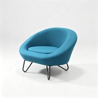Ensemble de canapés modulaires d'extérieur, fauteuil de patio rembourré moderne, canapé simple, canapé de jardin pour le loisir
