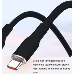 Câble USB-C vers USB-C en silicone composite cuivre pur 240W avec charge rapide 3A pour ordinateurs, appareils Android et iOS - Product Image 2