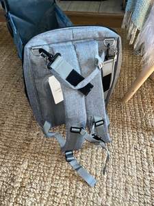 Sac à dos de voyage pour bébé, sac à langer pour maman, en cuir PU végétalien fonctionnel personnalisé, échantillon gratuit - Product Image 6