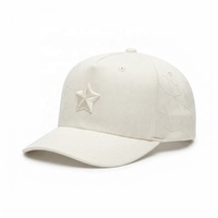 Casquette de baseball 5 panneaux de haute qualité, panneau avant sans couture, coupe structurée, sangle réglable personnalisable, chapeau uni pour usage quotidien, fournisseur