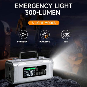 Démarreur de Voiture Portable 6-en-1 avec Compresseur d'Air Sans Fil 12000mAh, Démarreur d'Urgence pour Batterie de Voiture avec Lumière LED - Product Image 2