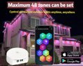 Ip68 ul הסמכה סגנון אבן קבע סגנון קבוע rgb אורות 200 ft ucs2904 גן קישוט אור אור - Product Image 3