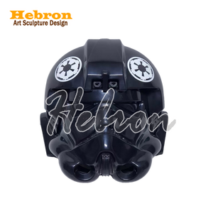 Casque ABS personnalisé Ando <span class=keywords><strong>Tie</strong></span> Fighter <span class=keywords><strong>Star</strong></span> <span class=keywords><strong>Wars</strong></span>, modèle unisexe pour adulte, collection personnelle, accessoires de cosplay de personnage de film - Product Image 1