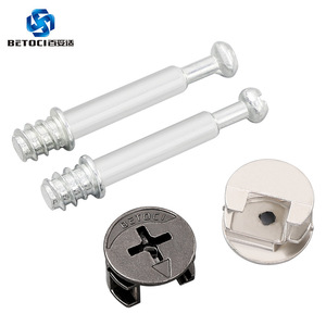 Ming Xin Eccentric Wheel <b>Lock</b> 9.5mm Zinc Alloy <b>Cabinet</b> Connector High Hardness Durable - Product Image 2