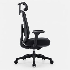 Silla de Oficina Ergonómica Ejecutiva Moderna con Respaldo de Malla y Reposacabezas - Product Image 4