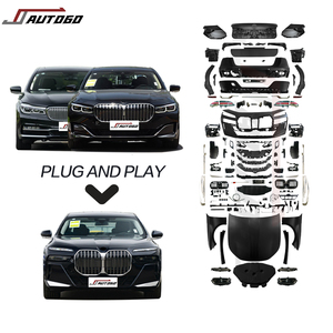 Kit de carrosserie de conversion pour <span class=keywords><strong>BMW</strong></span> Série 7 G12 LCI 2016-2022, mise à niveau vers le modèle 2024 G70 M760, ensemble de pare-chocs et feux - Product Image 1