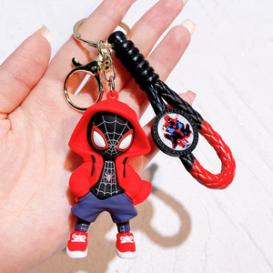 Portachiavi 3D <span class=keywords><strong>Deadpool</strong></span> 2024, Ciondolo per Auto, Catena per Zaino, Portachiavi in Silicone, Regalo Spider-Man, Portachiavi in PVC - Product Image 5